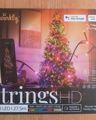 Luci Strings Twinkly HD, 500 led RGB+White 