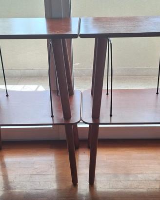 Coppia Tavolini / Comodini Mid-Century modern