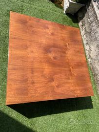 Tavolino legno massello noce
