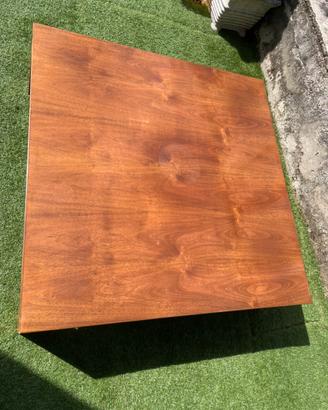 Tavolino legno massello noce
