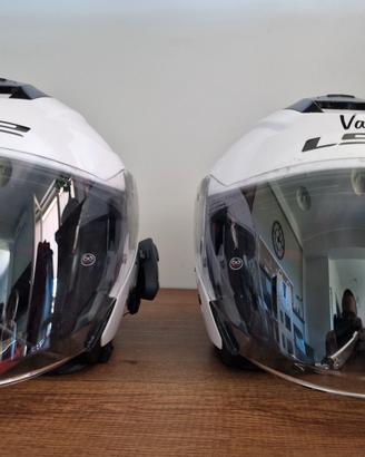 Coppia caschi ls2 jet e interfoni midland btx1 pro