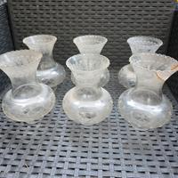 Set 6 bocce in vetro per lampadario 