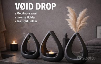 Vaso stampato in 3D, colore e dim personalizzabili