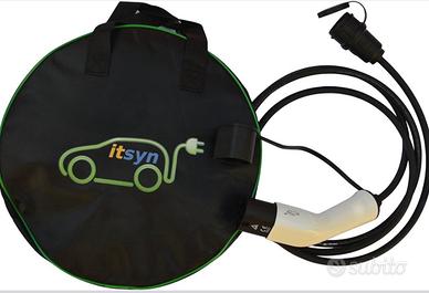Cavo Adattatore Tipo2 - Shuko da 4 Metri con Borsa