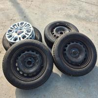 Set gomme da neve + cerchi per Fiat Panda