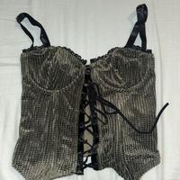 Corsetto in velluto