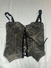 Corsetto in velluto