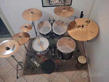 batteria acustica yamaha completa