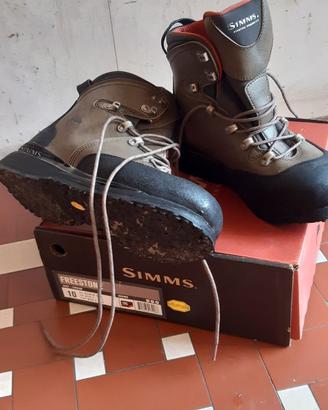 scarponi  pesca SIMMS per wader scarpetta neoprene