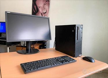 POSTAZIONE PC LENOVO I5 8/16GB MONITOR 22" FULL HD
