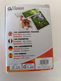 TITANIUM POUCHES 100 - MICRON 125 - 65X95