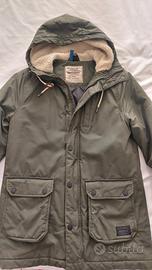 Giacca invernale verdone con cappuccio H&M