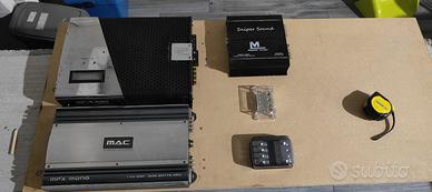 impianto audio macchina