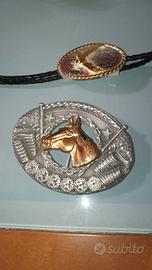 Cravatta Bolo e Fibbia western made in USA