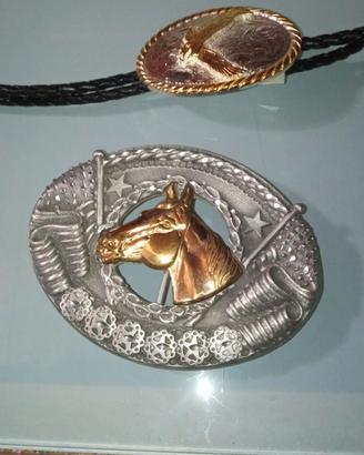 Cravatta Bolo e Fibbia western made in USA