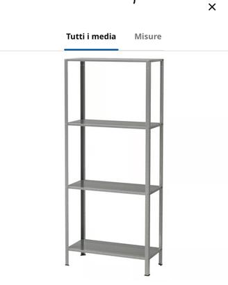 Scaffale IKEA HYLLIS 60x27x140 cm
