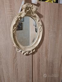 specchio e portaritratti vintage 