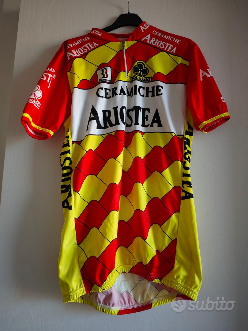 Maglia CYCLING BIKE Ciclismo Originale Vintage Team CERAMICHE ARIOSTEA Tg XL
