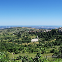 Casa in montagna con vista mare