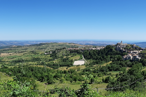 Casa in montagna con vista mare