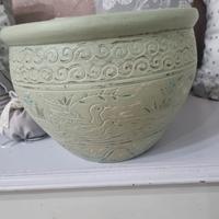 Vaso grande tondo shabby