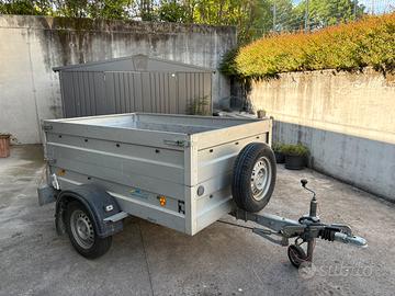 Rimorchio BRC Novatecno 950kg - Sponde alte -