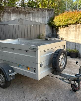 Rimorchio BRC Novatecno 950kg - Sponde alte -