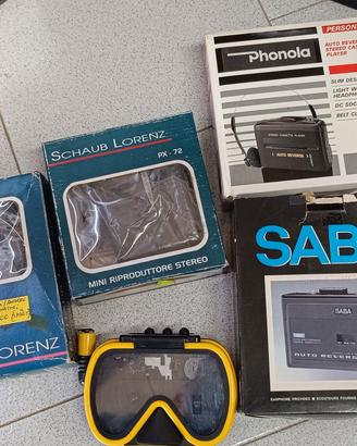 walkman vintage 5 pezzi