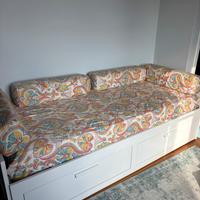 Letto singolo Brimnes Ikea con materasso