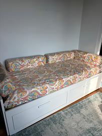 Letto singolo Brimnes Ikea con materasso