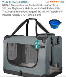 trasportino per cane
