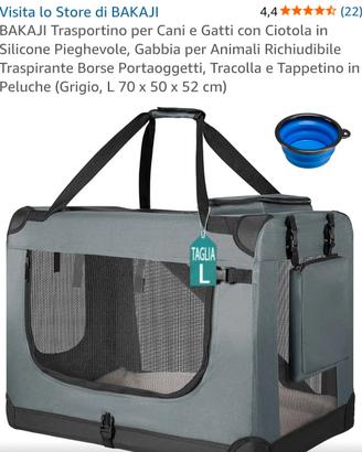 trasportino per cane