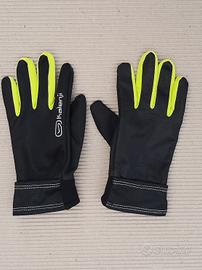 GUANTI SPORT NERI-GIALLI LEGGERI KALENJI
