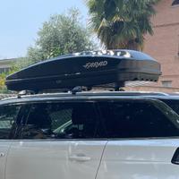 Baule da tetto FARAD + barre universali regolabili