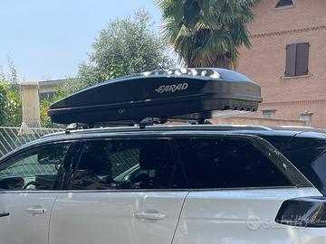 Baule da tetto FARAD + barre universali regolabili