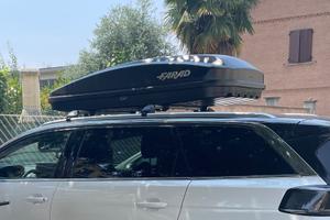 Baule da tetto FARAD + barre universali regolabili