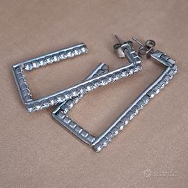 Orecchini con brillantini