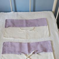 Federe in lino- cotone e cuscini