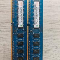 4GB - 2x Hynix DDR3 RAM 2GB PC3-10600U