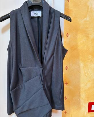 Gilet sartoriale IXOS grigio asimmetrico T40