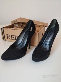 DECOLLETE CON PLATEAU “REPLAY”   NERE