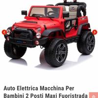 Macchinina elettrica per bambini