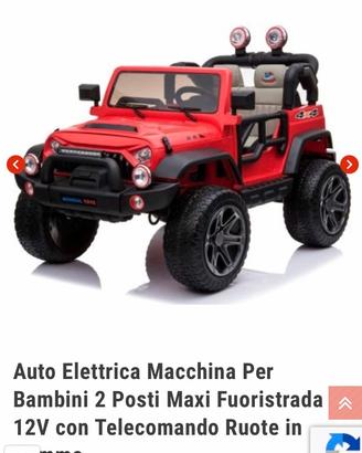 Macchinina elettrica per bambini