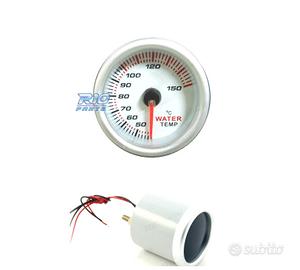 OROLOGIO TEMPERATURA ACQUA SFONDO BIANCO ILLUMINAT