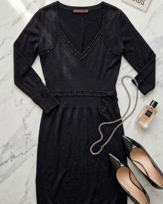 Abito Compagnia Italiana seta e perline S chic