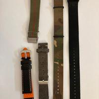 cinturini 22 mm nato, pelle e marine nationale