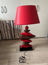 Lampada con paralume