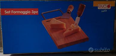 Set tagliere 3 pezzi coltellino 