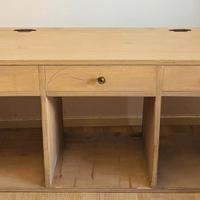Cassapanca con finti cassetti e cesti (vero legno)