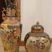 Coppia Vasi Stile Satsuma